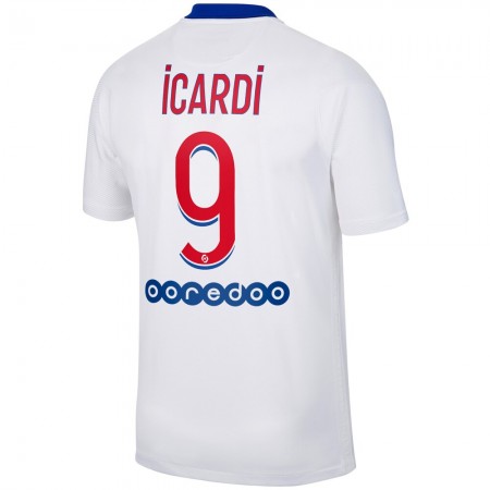 Billiga Fotbollströjor Paris Saint-Germain Mauro Icardi 9 Borta tröja 2020/21 Kortärmad